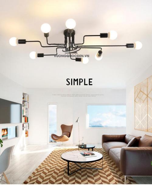 Một số lưu ý cần biết khi chọn đèn ốp trần trang trí cho phòng khách