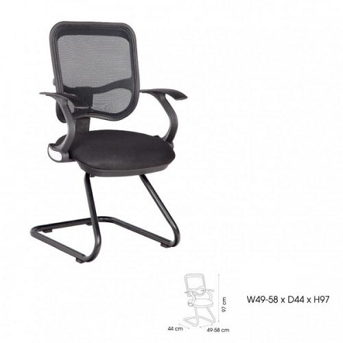 Những mẫu ghế lưới chân quỳ giá rẻ trong phòng họp