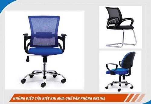 Khi mua ghế văn phòng online cần lưu ý những gì ?