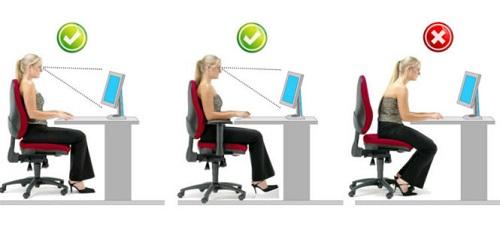 Tìm hiểu tư thế ngồi đúng với ghế ngồi làm việc Hòa Phát phòng tránh đau mỏi lưng.