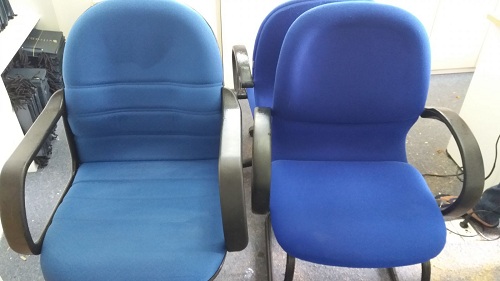 Trước và sau khi vệ sinh ghế